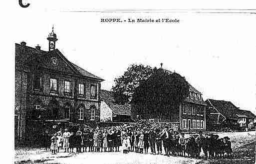 Ville de ROPPE Carte postale ancienne